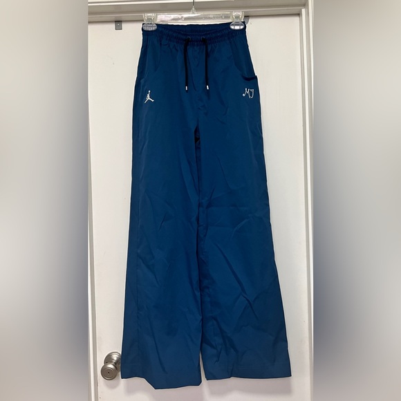 Jordan Nike Sportswear Women Mid-Rise Pants Blue wide Leg Size XS - Picture 3 of 12